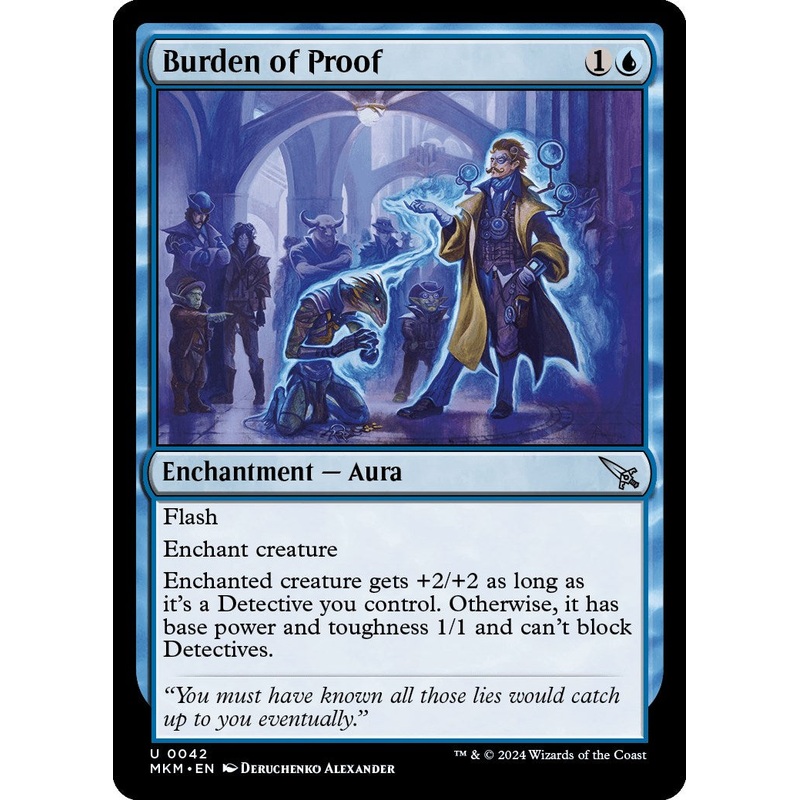 Burden of Proof [MKM - 42]