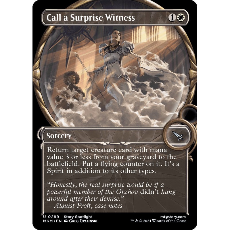 Call a Surprise Witness (Showcase) [MKM - 289]