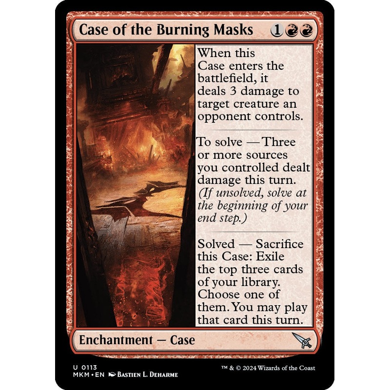 Case of the Burning Masks [MKM - 113]