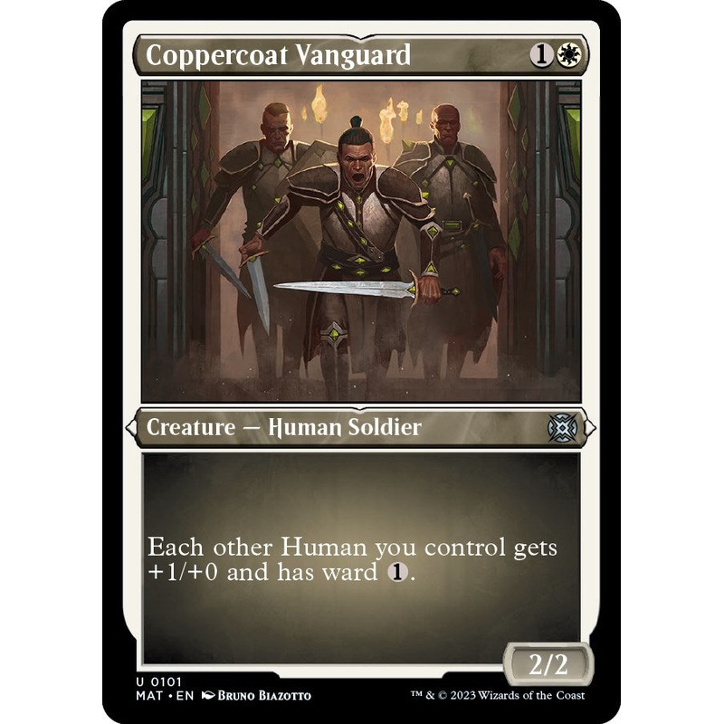 Coppercoat Vanguard (Foil Etched) [MAT - 101]