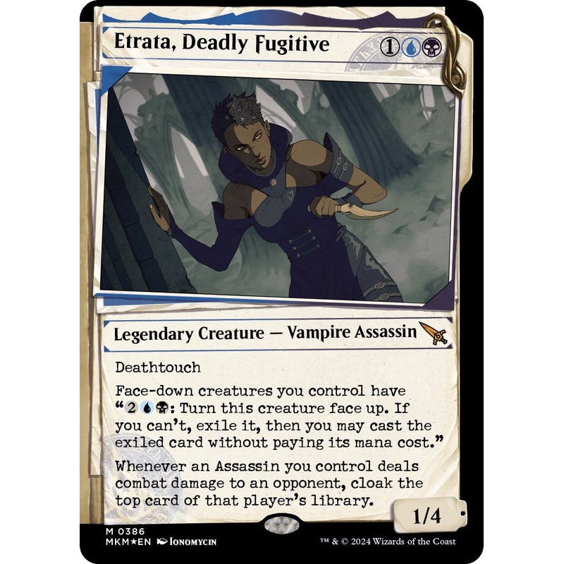 Etrata, Deadly Fugitive (Showcase) (Invisible Ink) [MKM - 386]