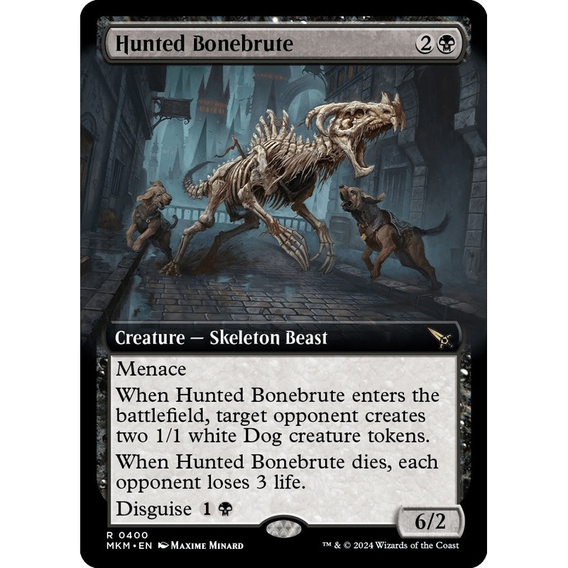 Hunted Bonebrute (Extended Art) [MKM - 400]