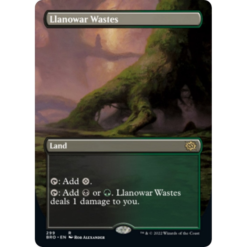 Llanowar Wastes (Borderless) [BRO - 299]