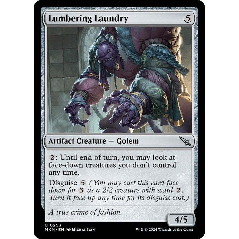 Lumbering Laundry [MKM - 253]