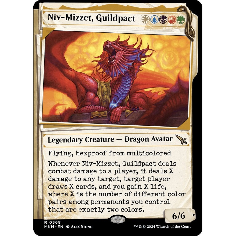 Niv-Mizzet, Guildpact (Showcase) (368) [MKM - 368]