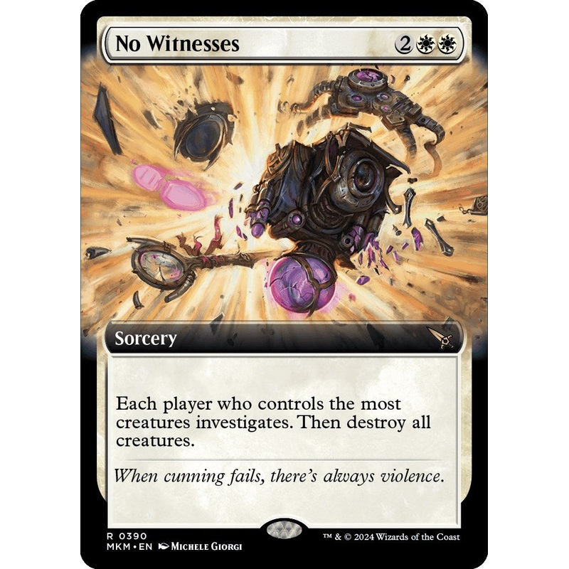 No Witnesses (Extended Art) [MKM - 390]