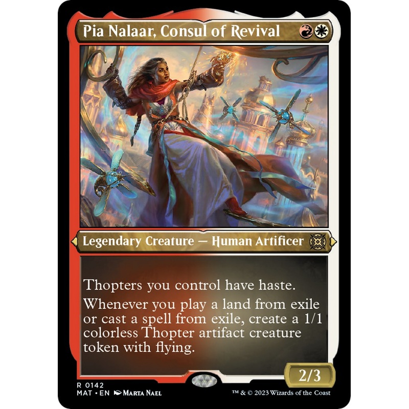 Pia Nalaar, Consul of Revival (Foil Etched) [MAT - 142]