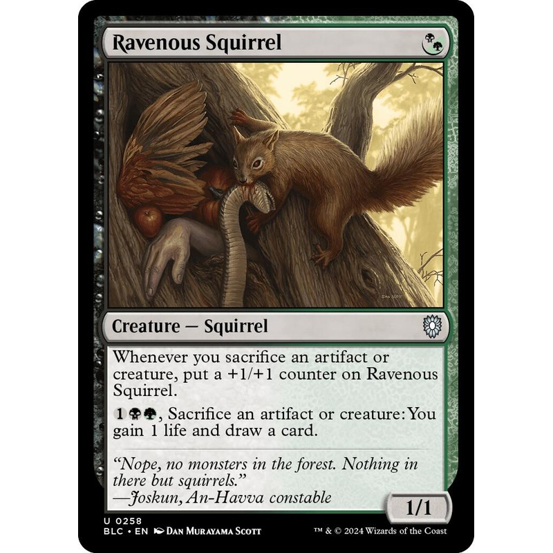 Ravenous Squirrel [BLC - 258]