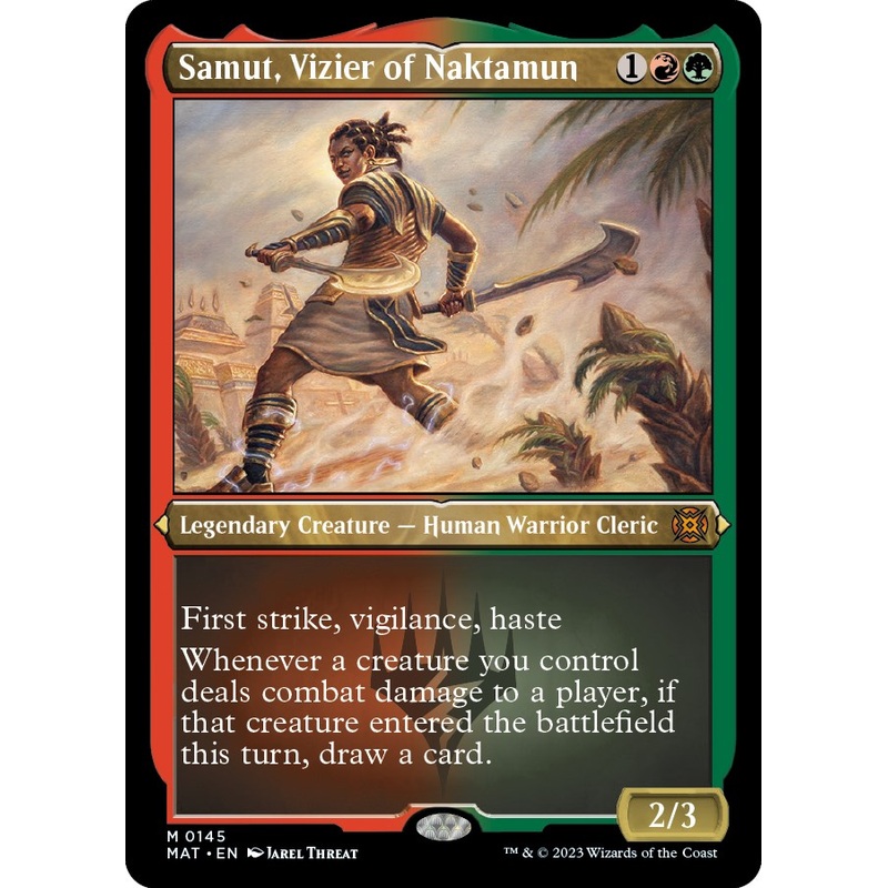 Samut, Vizier of Naktamun (Foil Etched) [MAT - 145]