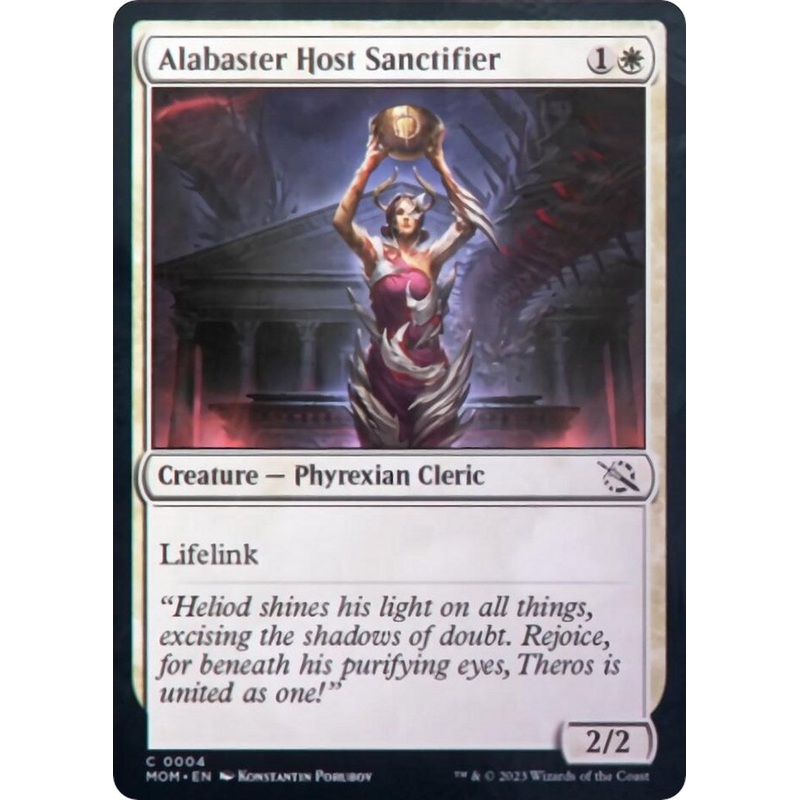 Alabaster Host Sanctifier [MOM - 4]