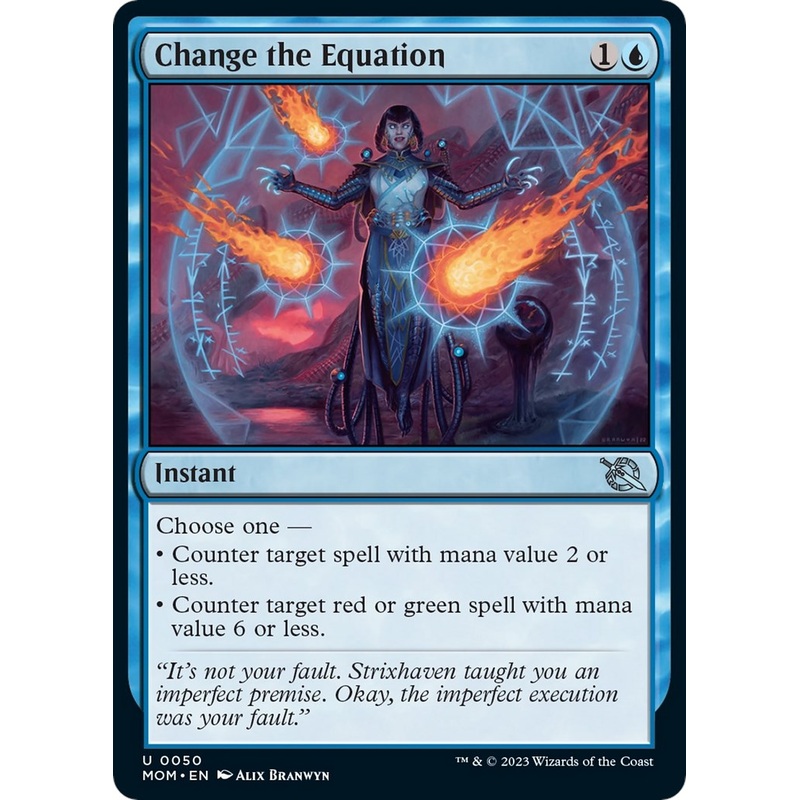 Change the Equation [MOM - 50]