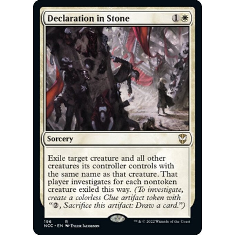Declaration in Stone [NCC - 196]