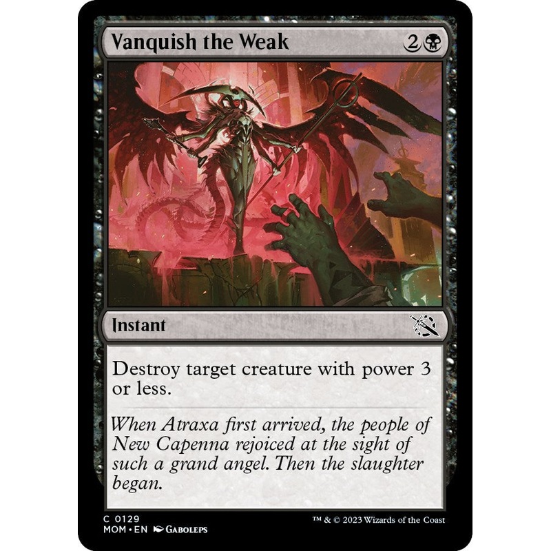 Vanquish the Weak [MOM - 129]
