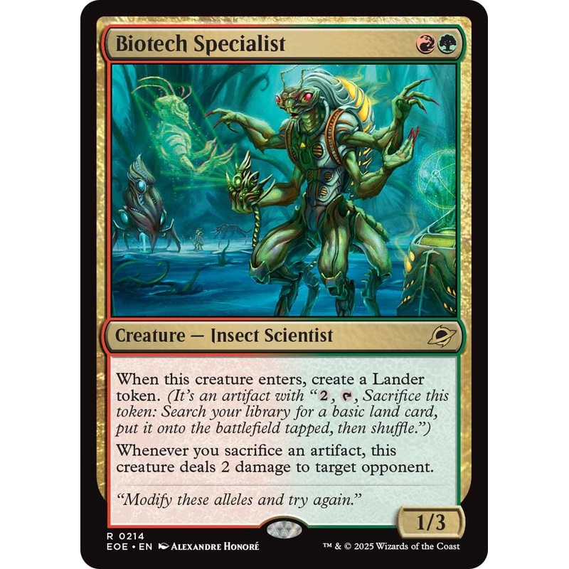 Biotech Specialist [EOE - 214]