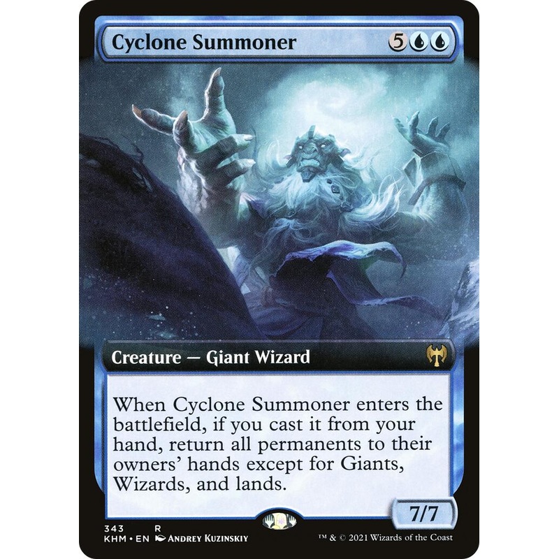 Cyclone Summoner (Extended Art) [KHM - 343]