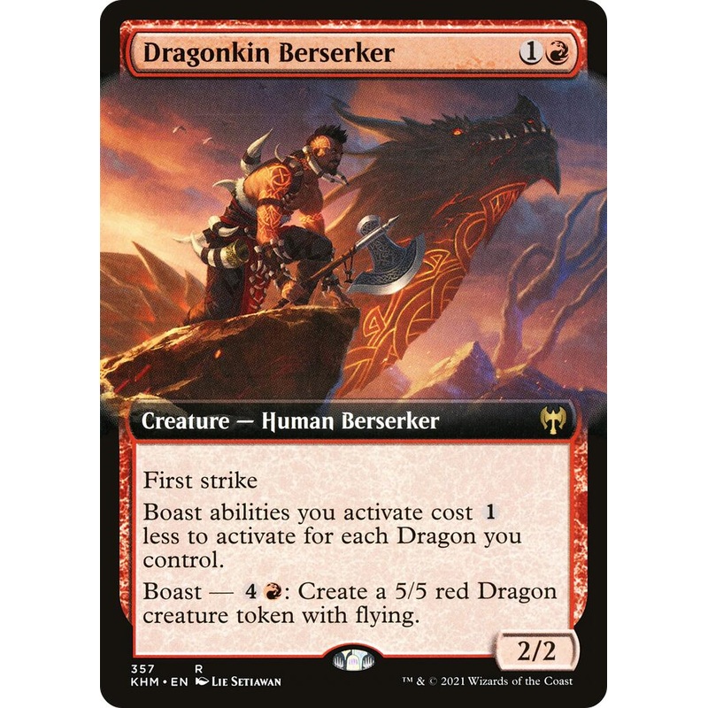 Dragonkin Berserker (Extended Art) [KHM - 357]