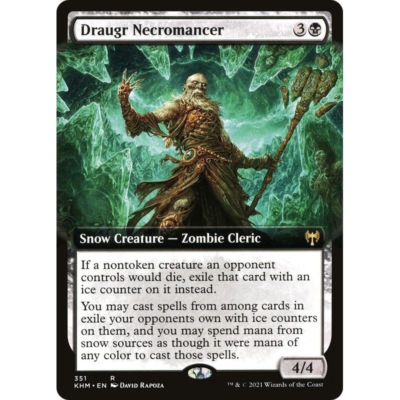 Draugr Necromancer (Extended Art) [KHM - 351]