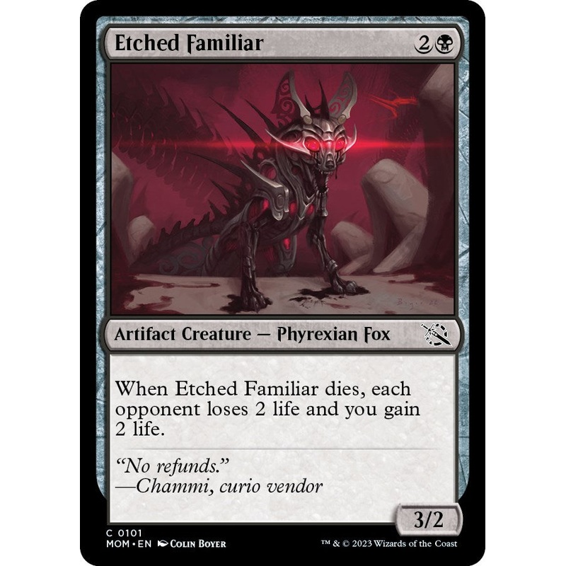 Etched Familiar [MOM - 101]