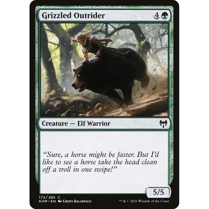 Grizzled Outrider [KHM - 173]