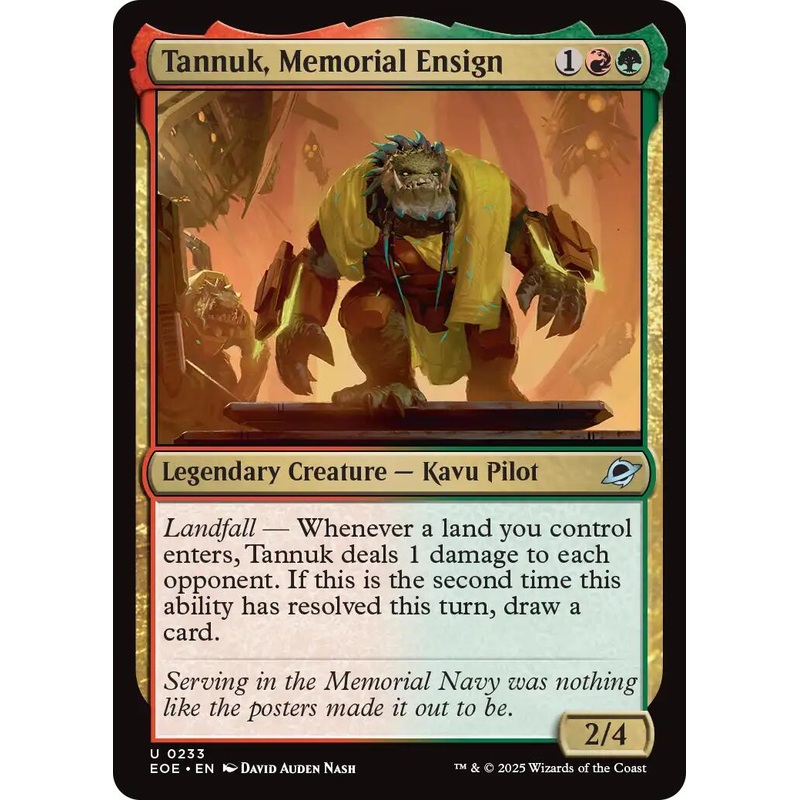 Tannuk, Memorial Ensign [EOE - 233]