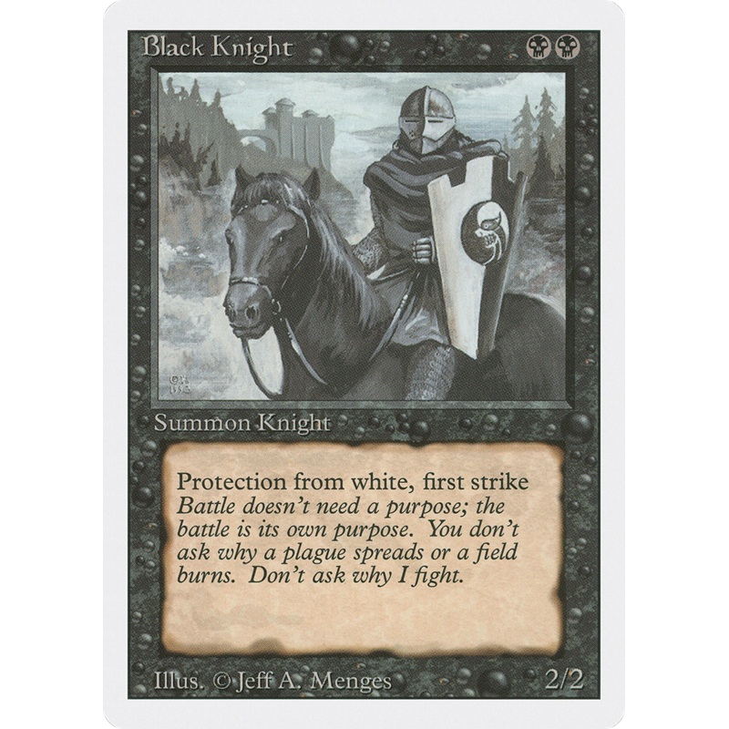 Black Knight (3ED-) - Revised Edition