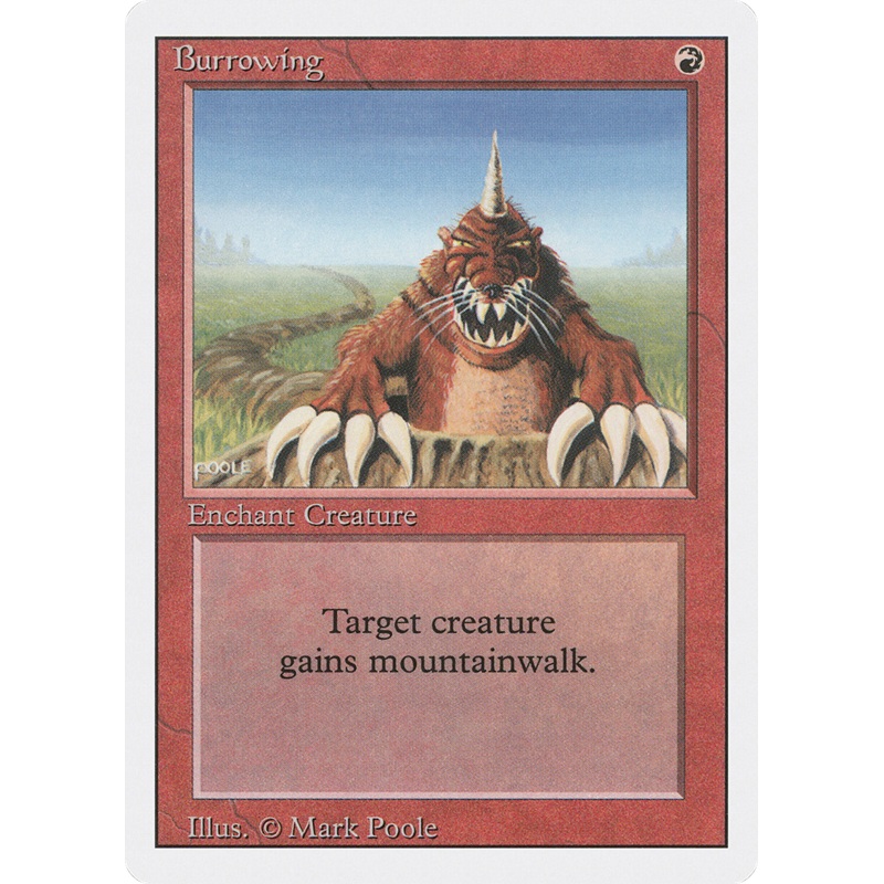 Burrowing (3ED-) - Revised Edition