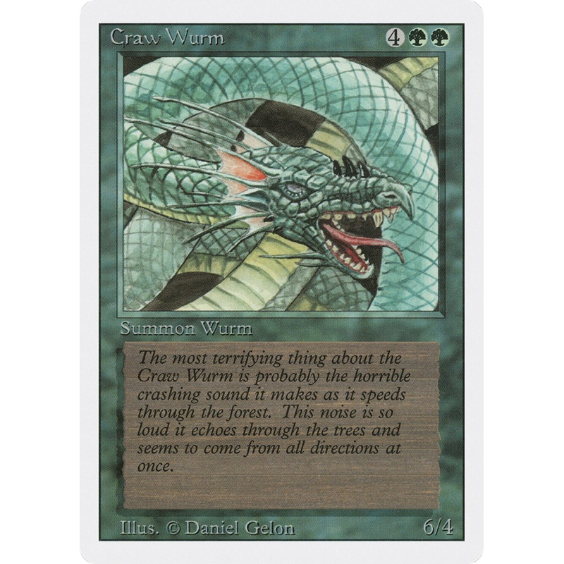 Craw Wurm (3ED-) - Revised Edition