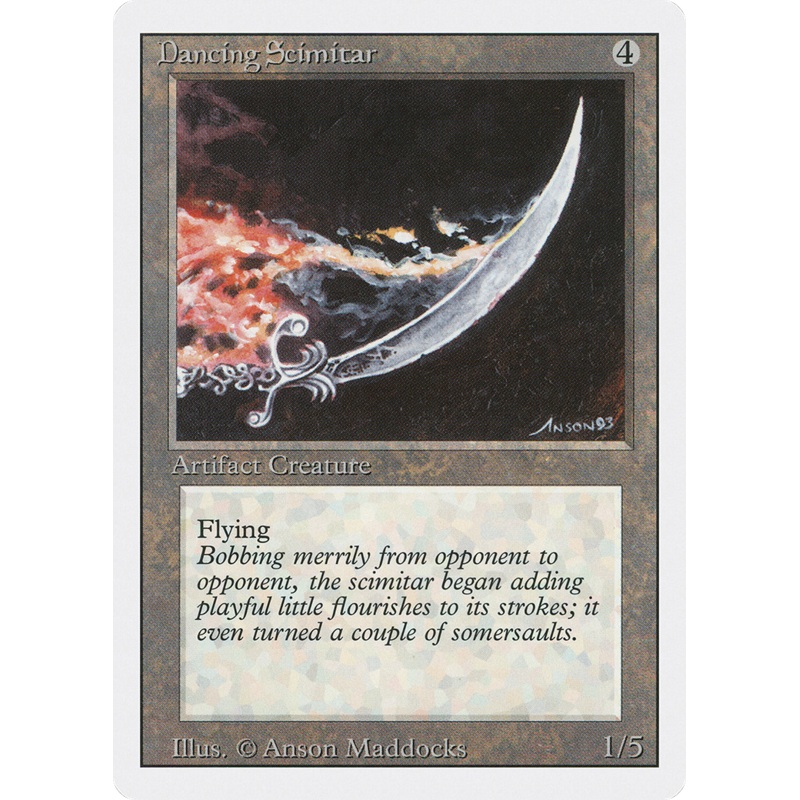 Dancing Scimitar (3ED-) - Revised Edition