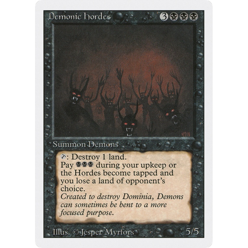 Demonic Hordes (3ED-) - Revised Edition