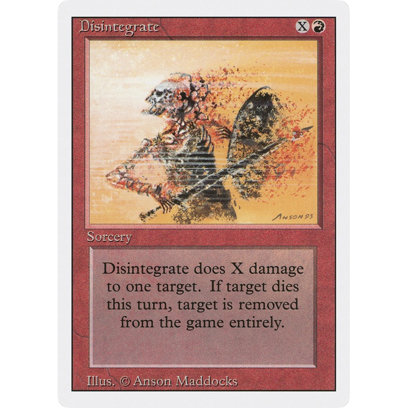 Disintegrate (3ED-) - Revised Edition