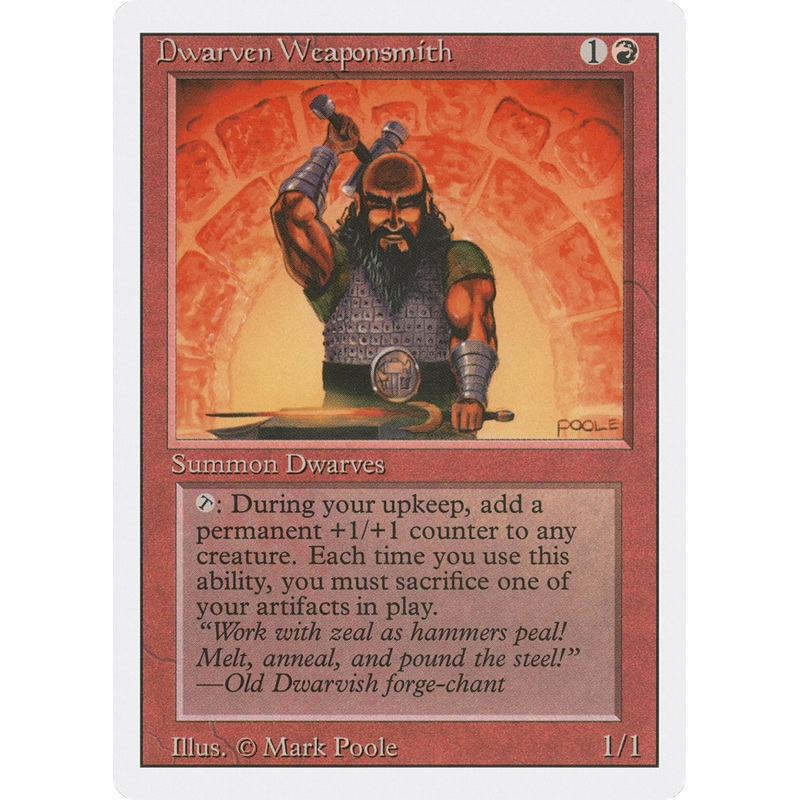 Dwarven Weaponsmith (3ED-) - Revised Edition