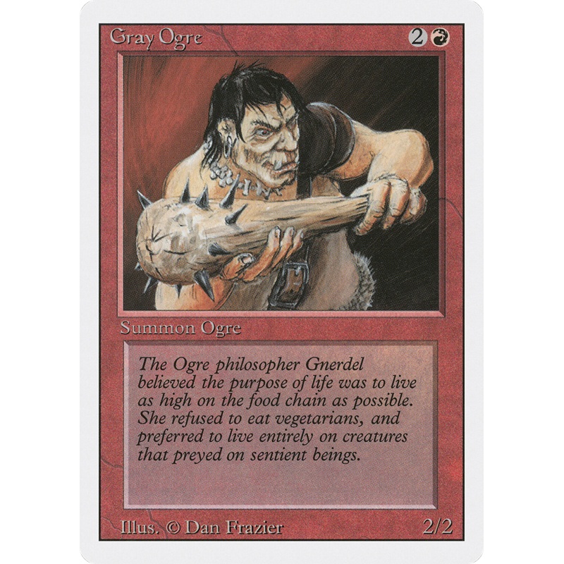 Gray Ogre (3ED-) - Revised Edition
