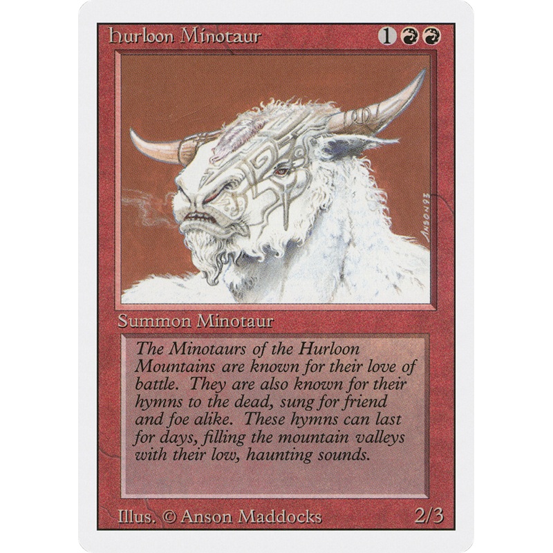 Hurloon Minotaur (3ED-) - Revised Edition