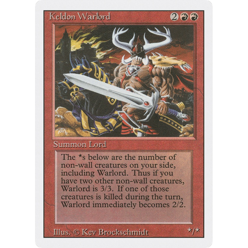 Keldon Warlord (3ED-) - Revised Edition