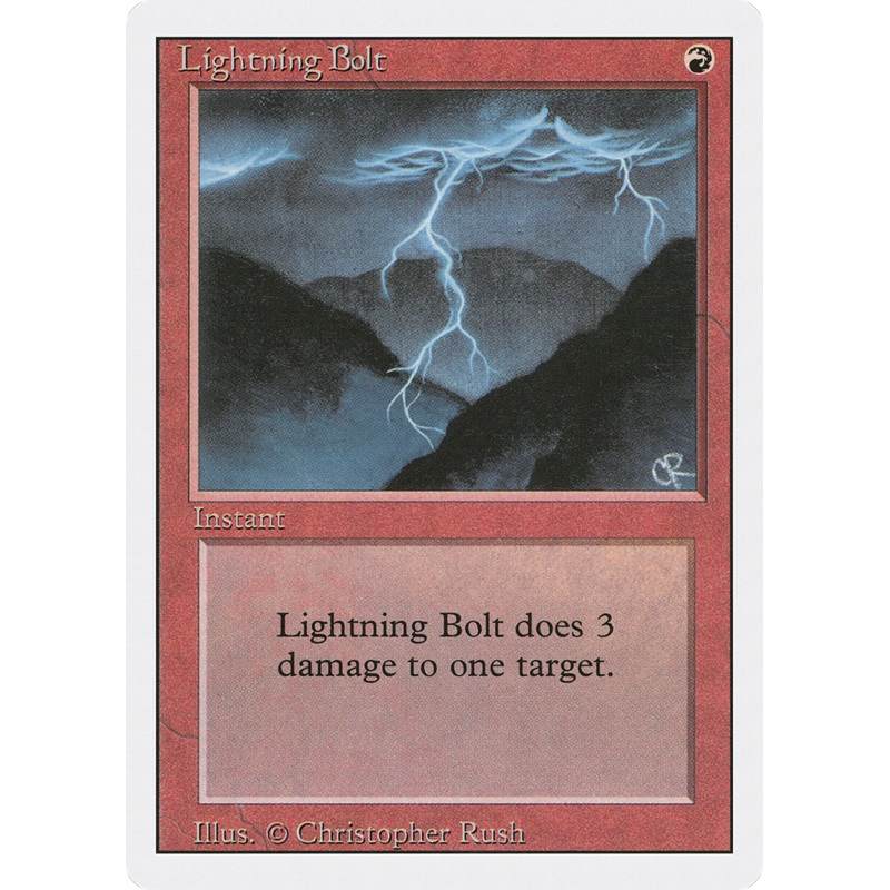 Lightning Bolt (3ED-) - Revised Edition