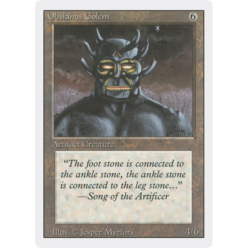 Obsianus Golem (3ED-) - Revised Edition