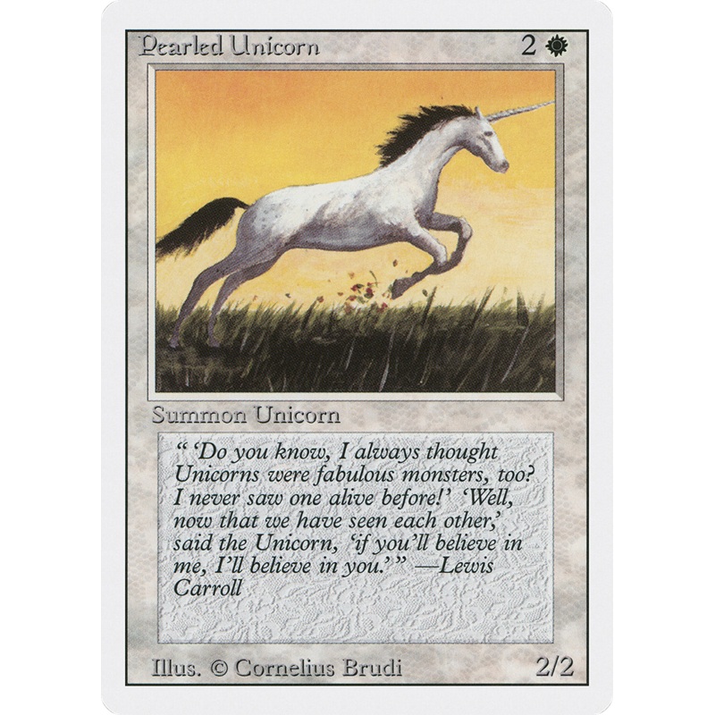 Pearled Unicorn (3ED-) - Revised Edition
