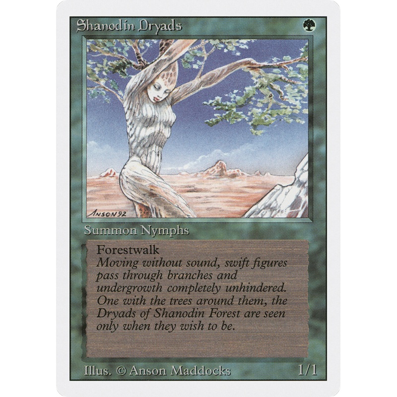 Shanodin Dryads (3ED-) - Revised Edition