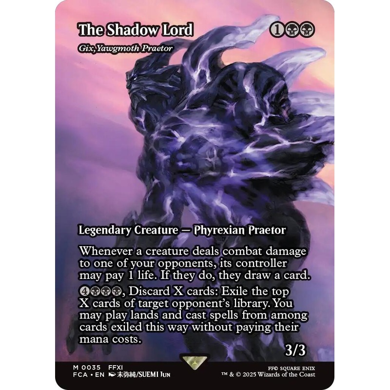The Shadow Lord - Gix, Yawgmoth Praetor (Showcase) [FCA - 35]