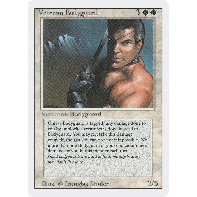 Veteran Bodyguard (3ED-) - Revised Edition