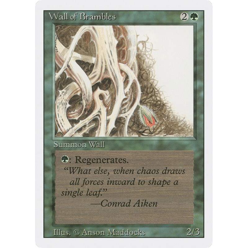 Wall of Brambles (3ED-) - Revised Edition