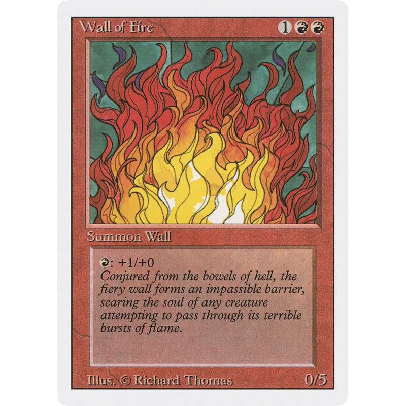 Wall of Fire (3ED-) - Revised Edition