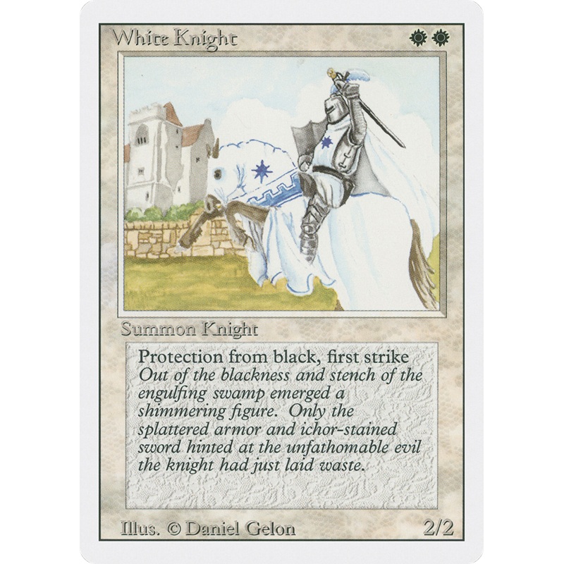 White Knight (3ED-) - Revised Edition