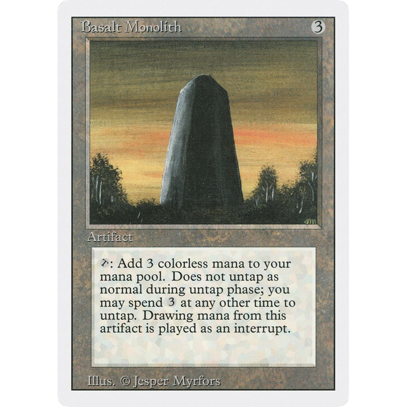 Basalt Monolith (3ED-) - Revised Edition