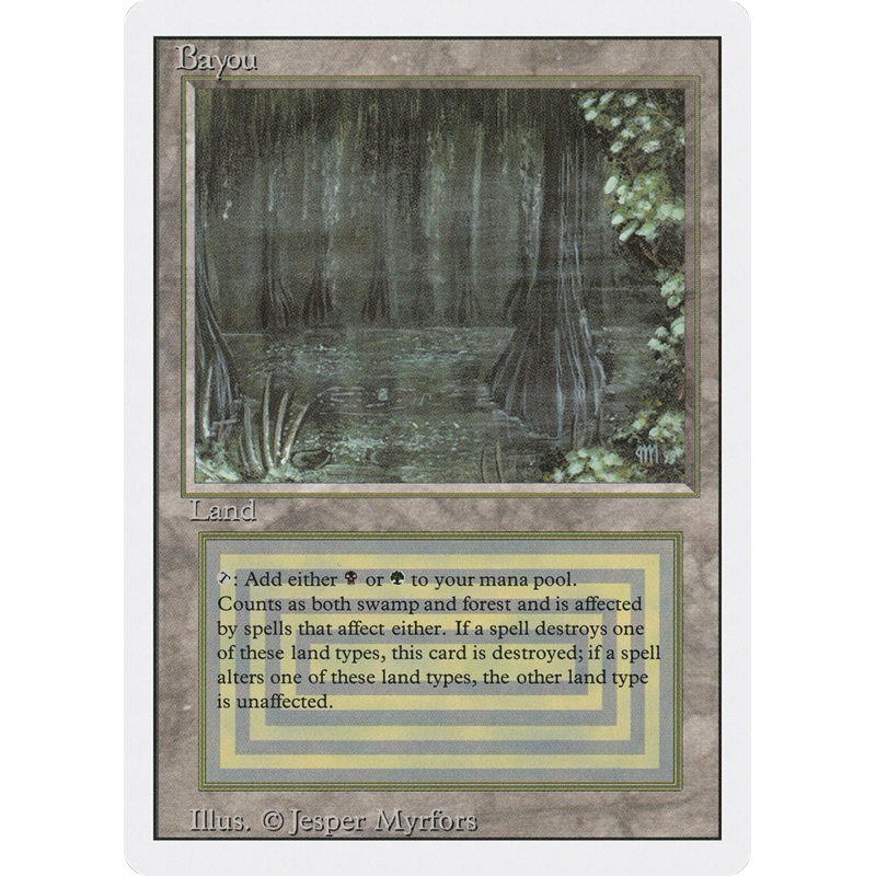 Bayou (3ED-) - Revised Edition
