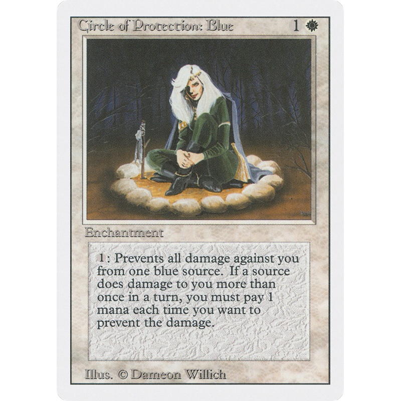 Circle of Protection: Blue (3ED-) - Revised Edition