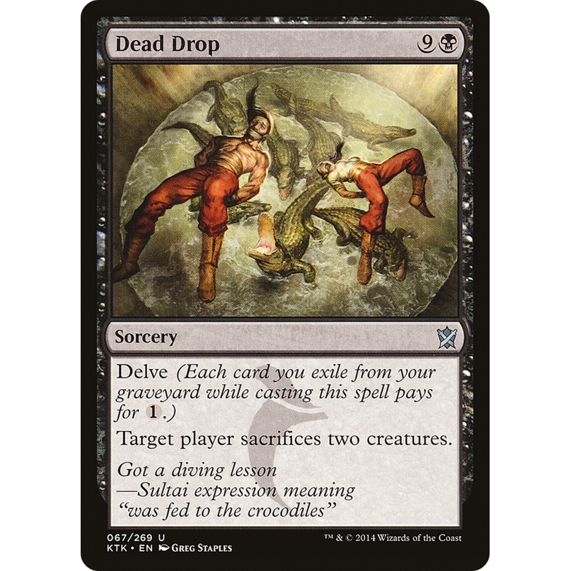 Dead Drop (KTK-067) - Khans of Tarkir Foil
