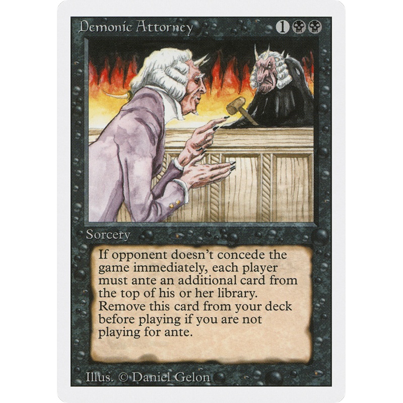 Demonic Attorney (3ED-) - Revised Edition