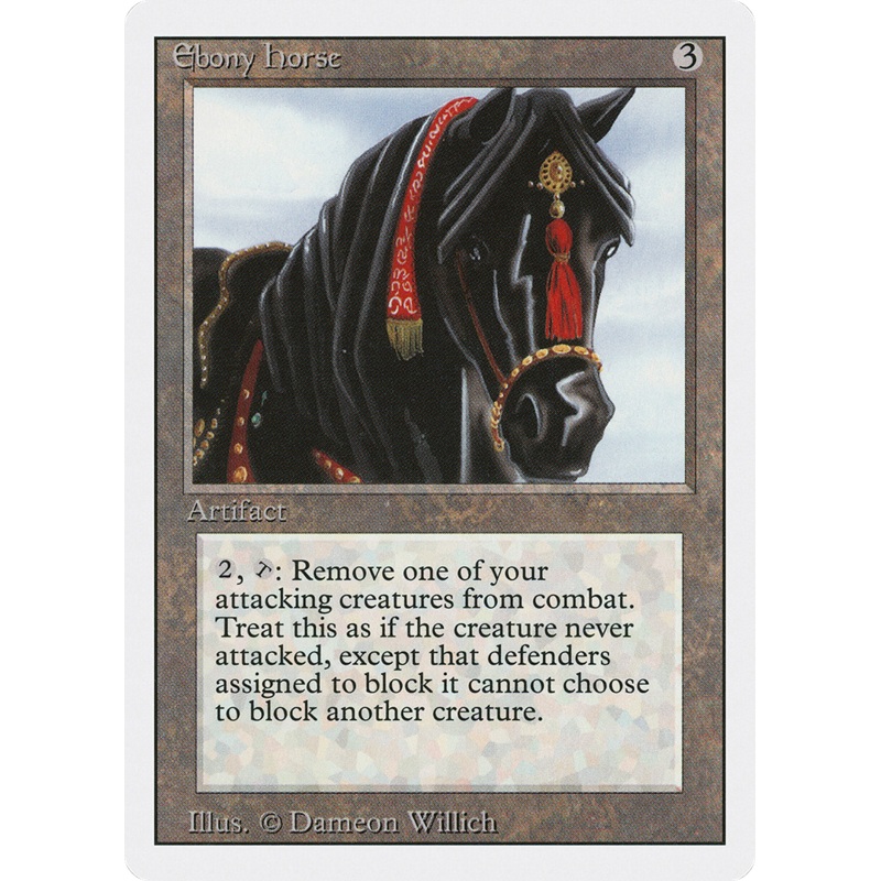 Ebony Horse (3ED-) - Revised Edition
