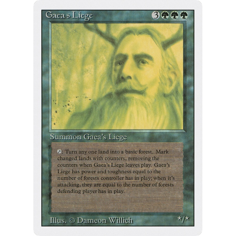 Gaea's Liege (3ED-) - Revised Edition